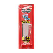 GOMITAS ACIDAS BULL DOG REGALIZ 18 G  FRUTILLA